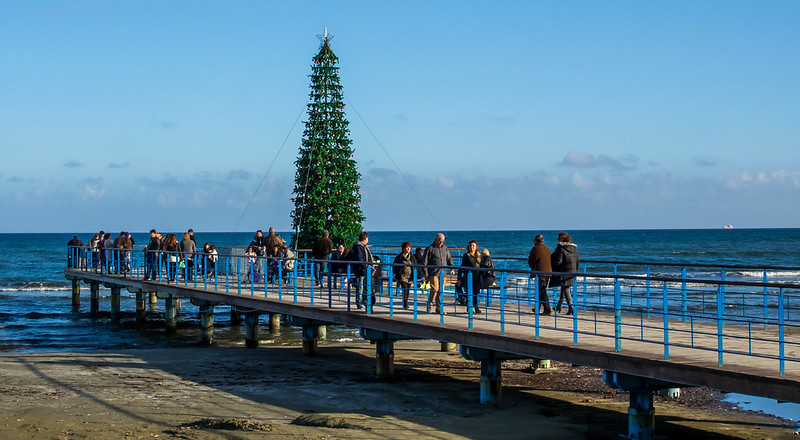 Christmas by the pier