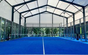 Thumbnail for Indoor padel club in Limassol offers courts, coaching, and year-round play