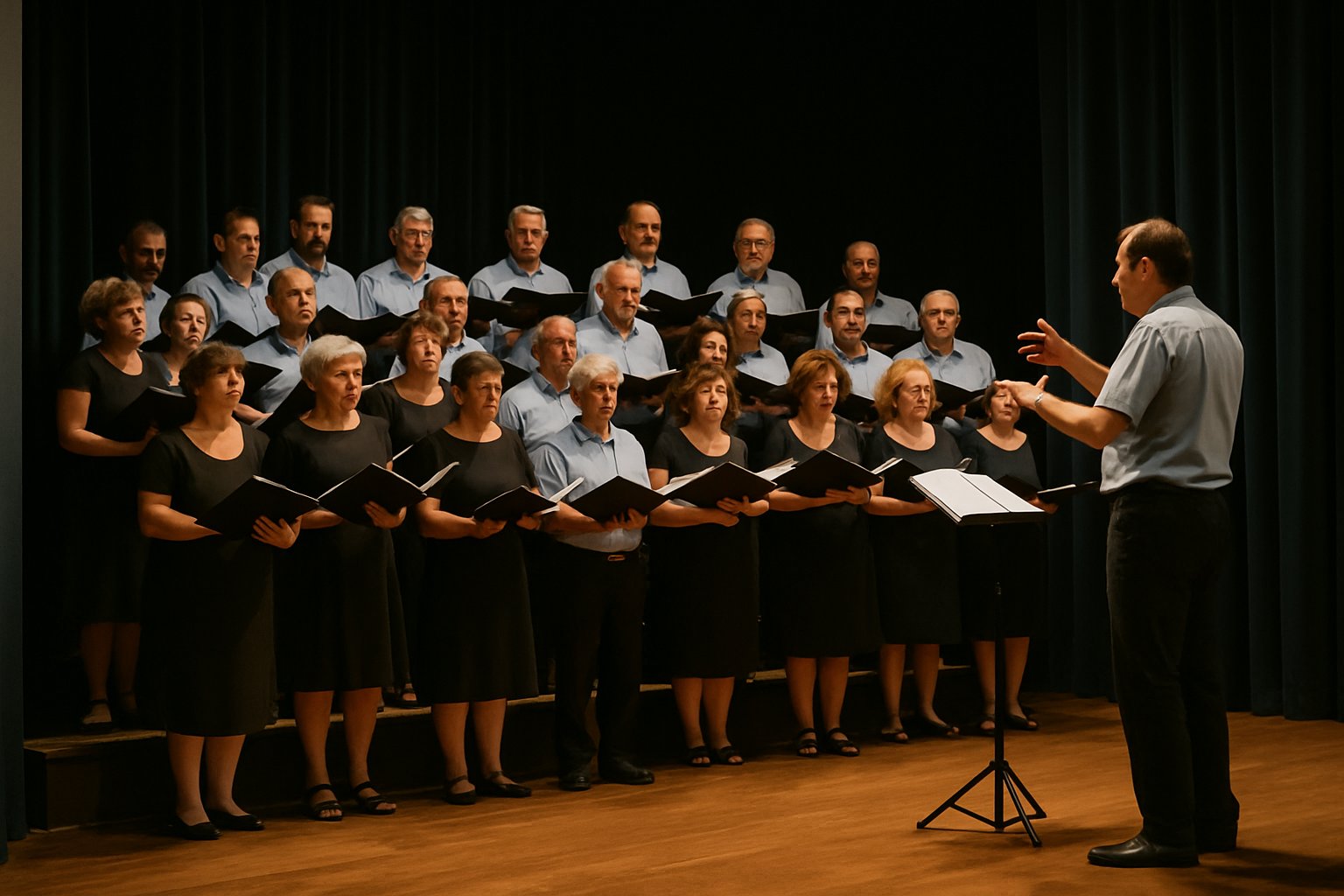 community choir theatre stage